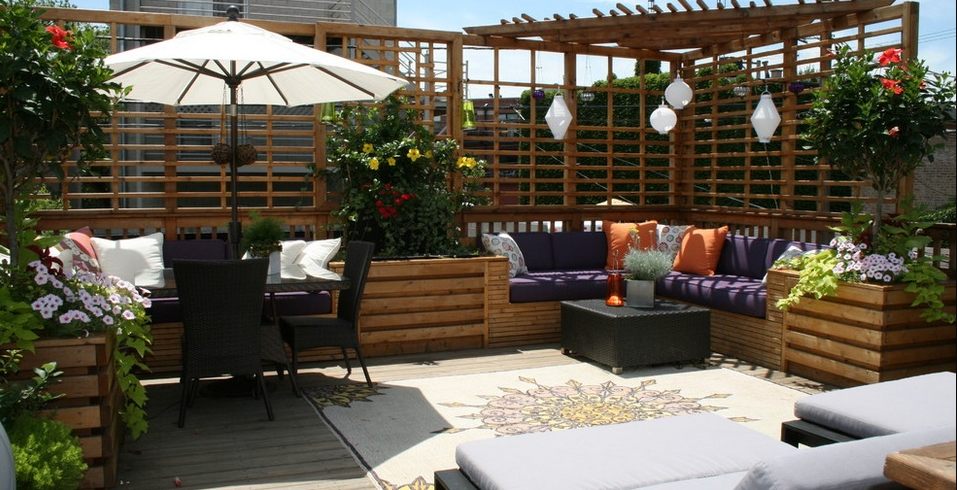 Organize your patio