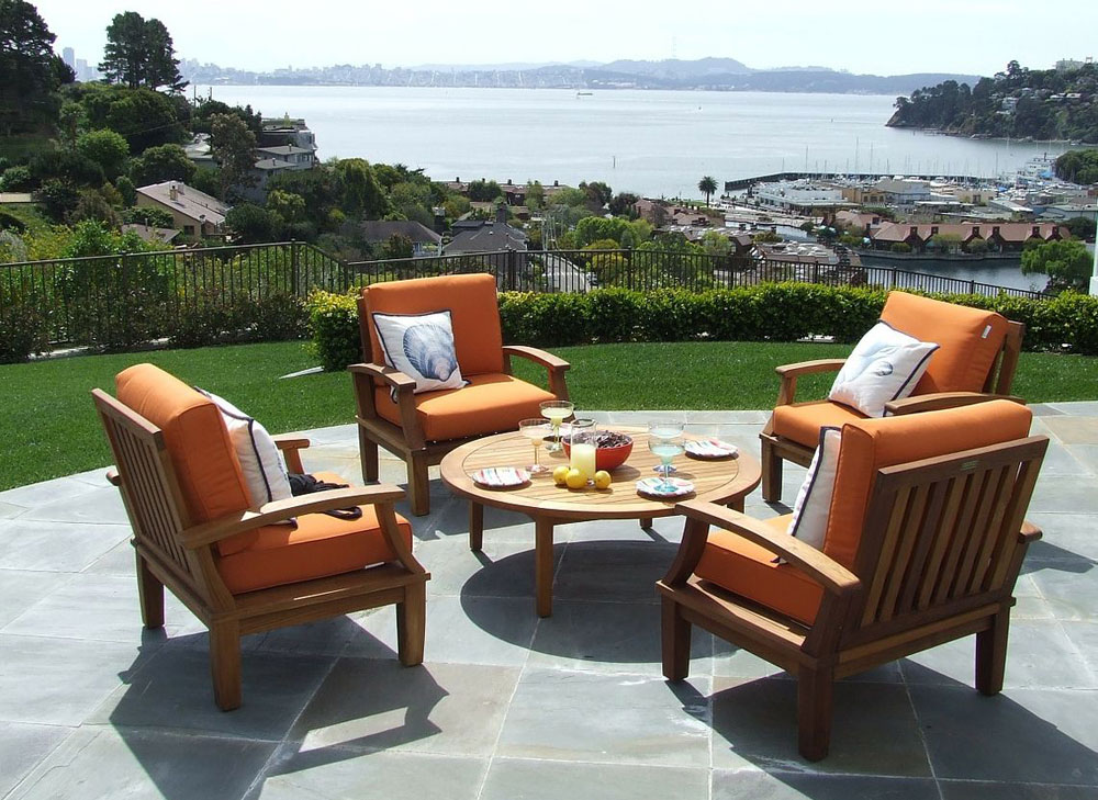 Patio with Tile Floor