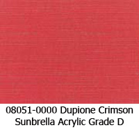Dupione Crimson
