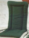Euro high-back chair cushion
