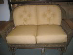 Erwin loveseat & double glider cushion