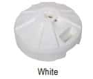 White plastic umbrella base