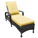 Chicago wicker adj chaise