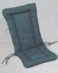 Euro high-back chair cushion