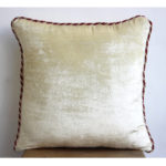 Pillow with acrylic cord