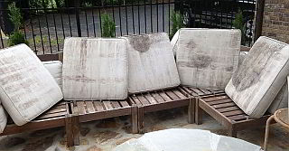 dirty cushions