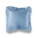 Pillow with ruffle