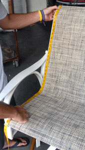 measuring the length of the sling