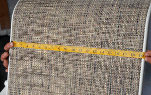 Measuring the width of the sling